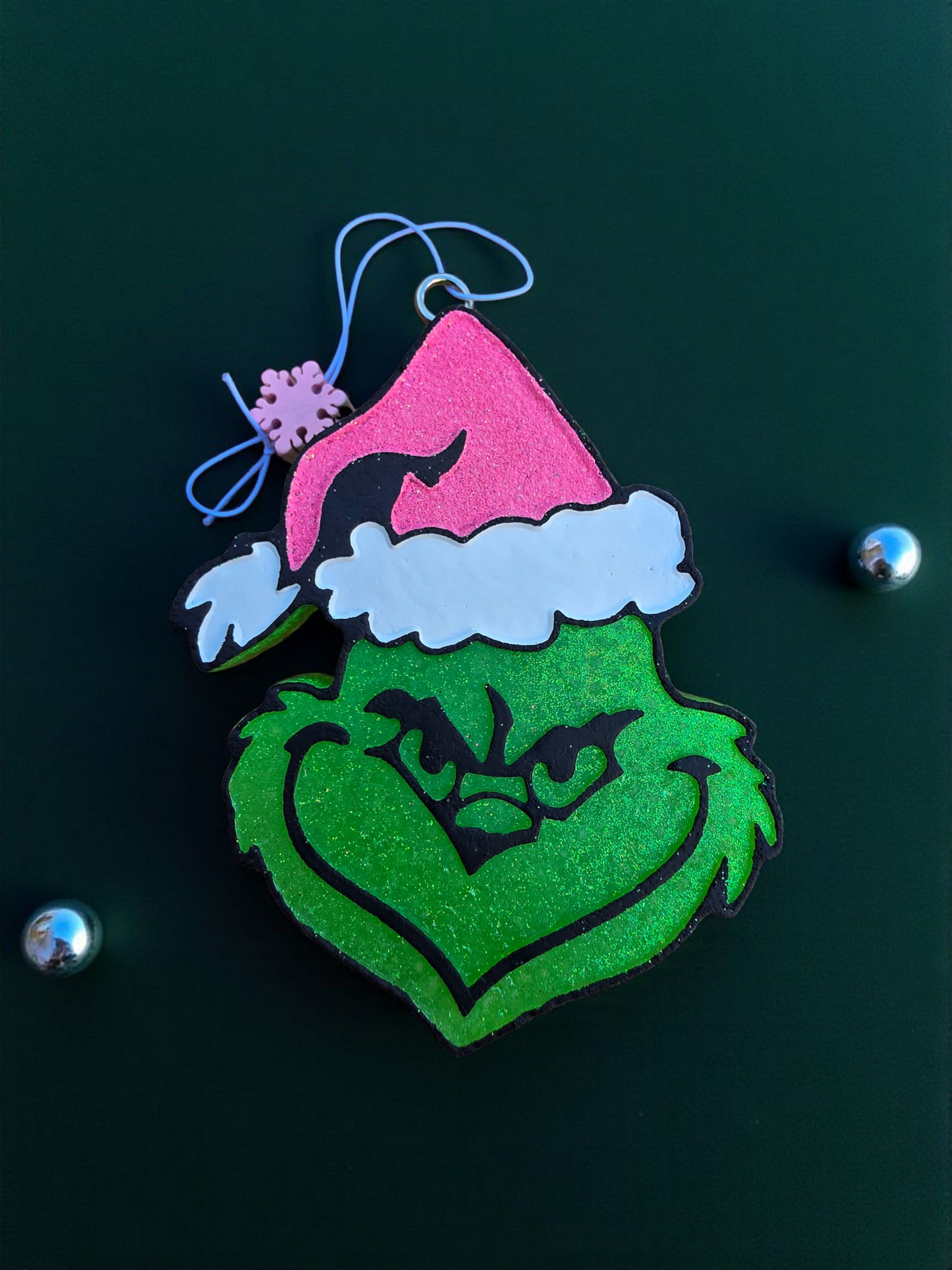 Holiday Grinch Car Freshie โ Baja Cactus Scent