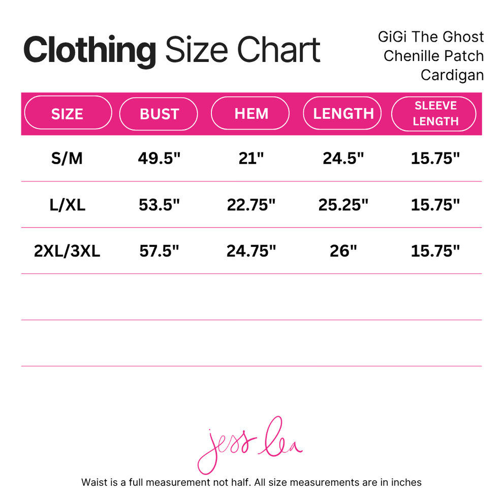PREORDER β GiGi the Ghost Chenille Patch Cardigan