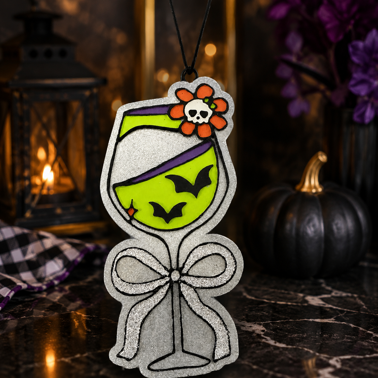 Spooky Cocktail Halloween Car Freshie - Volcano