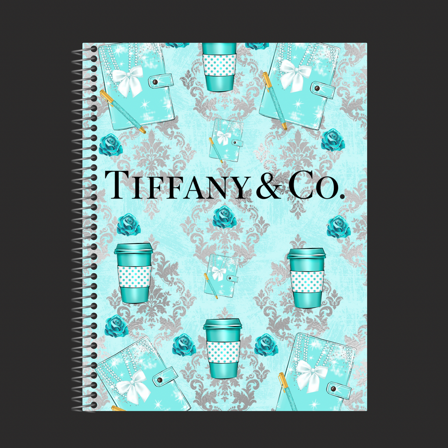 Tiffany notebook, Spiral journal
Chic stationery, Luxury inspired notebook, Cute notebooks for school, Tiffany blue journal
Elegant office supplies