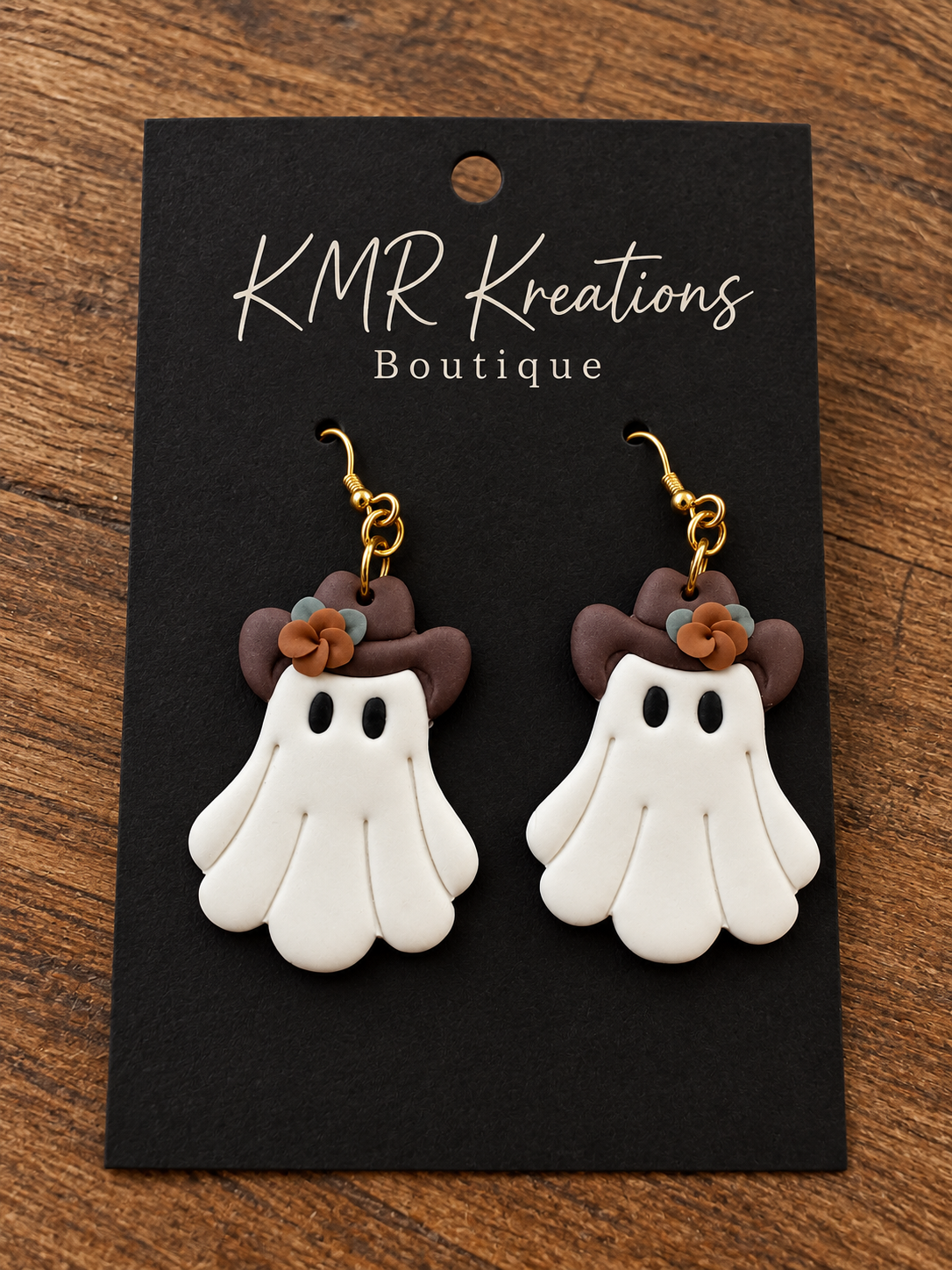 Cowboy Ghost Earrings