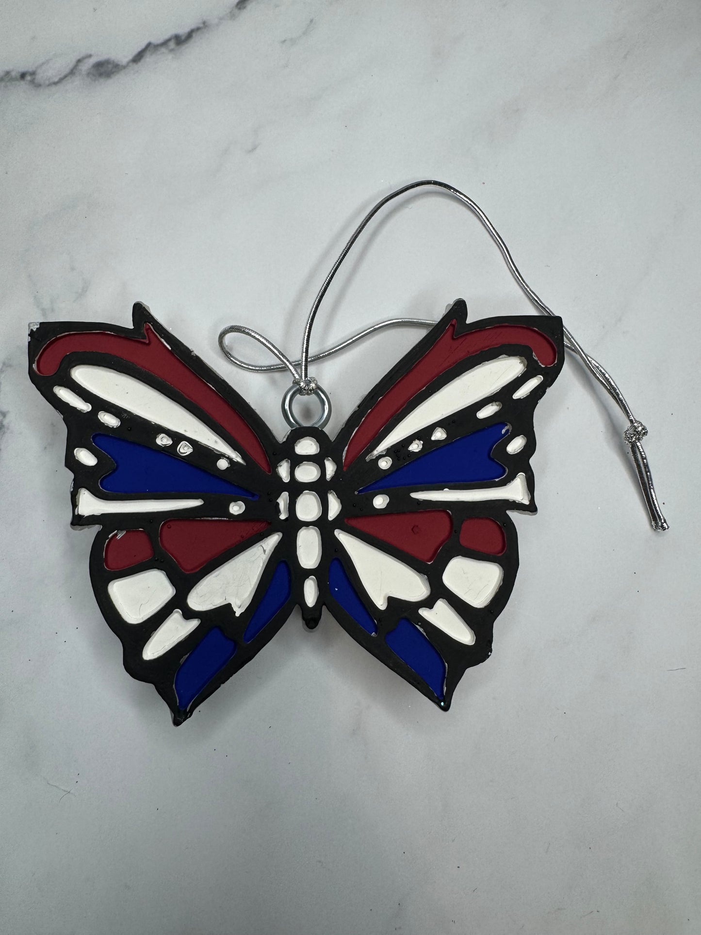 Patriotic Butterfly Car Freshie, Butterfly Freshie, Patriotic Car Freshie, Gift for Her, Best Friend Gift