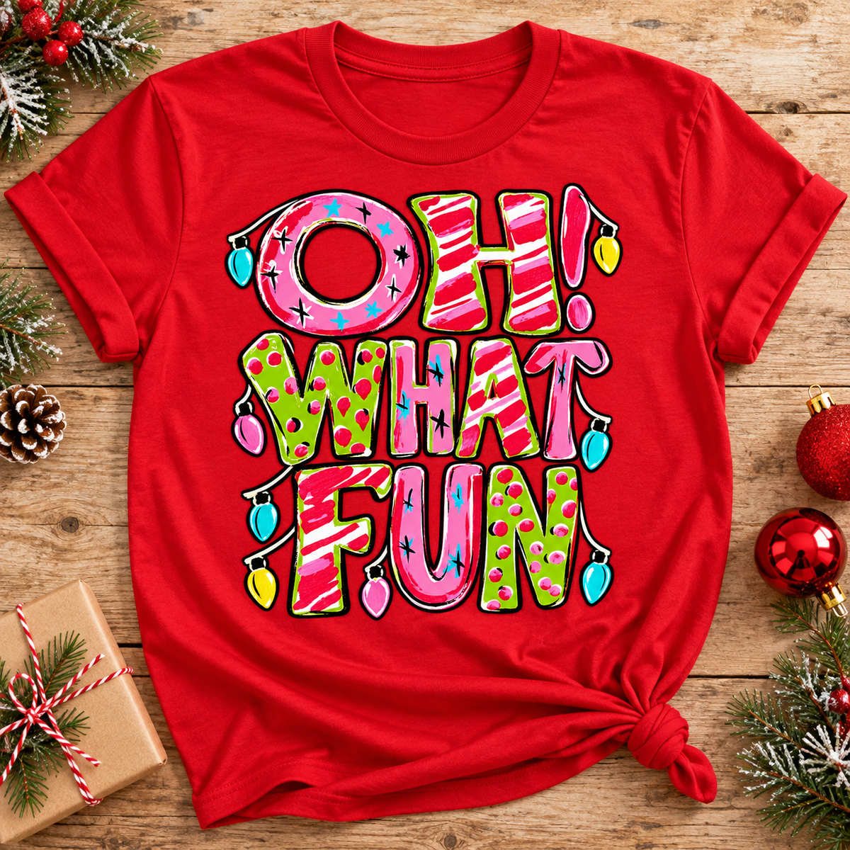 Oh! What Fun” Christmas T-Shirt
