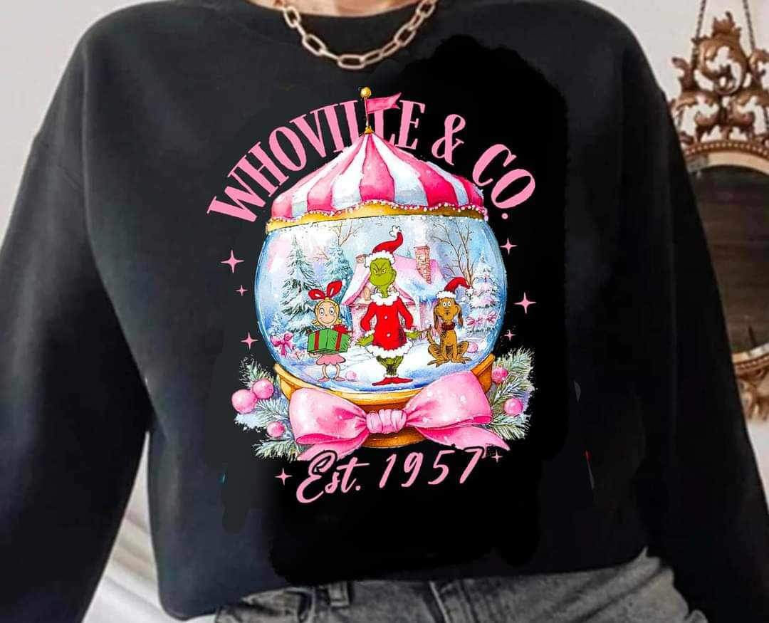 Whoville & Co Shirt- Christmas Shirt - Season Tees - Christmas Characters Shirt