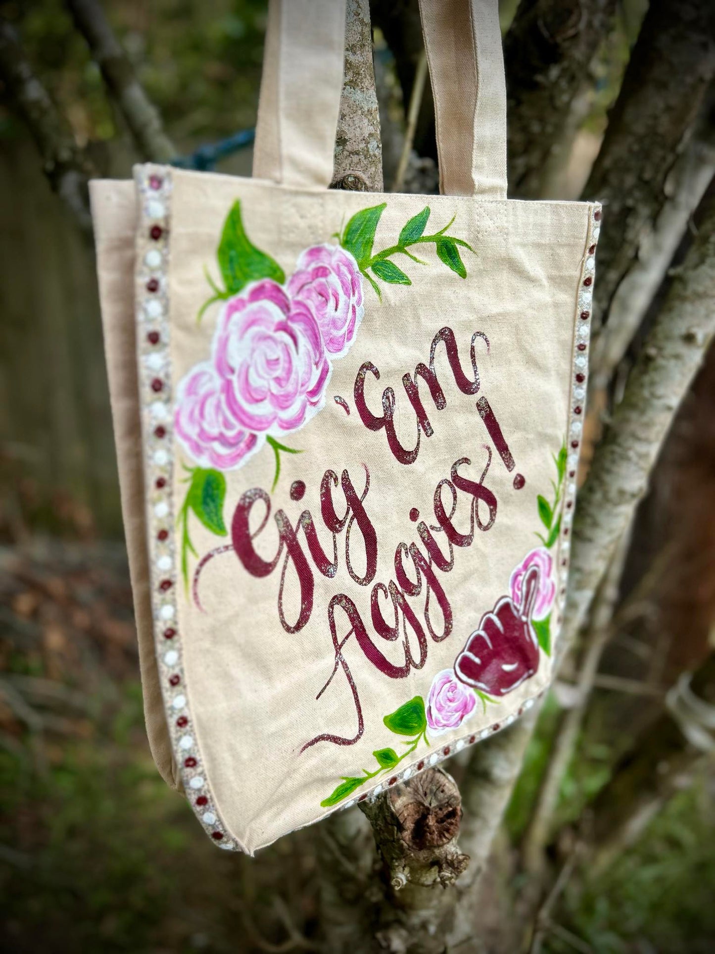 Aggie Tote Bag, Gig'Em Tote Bag