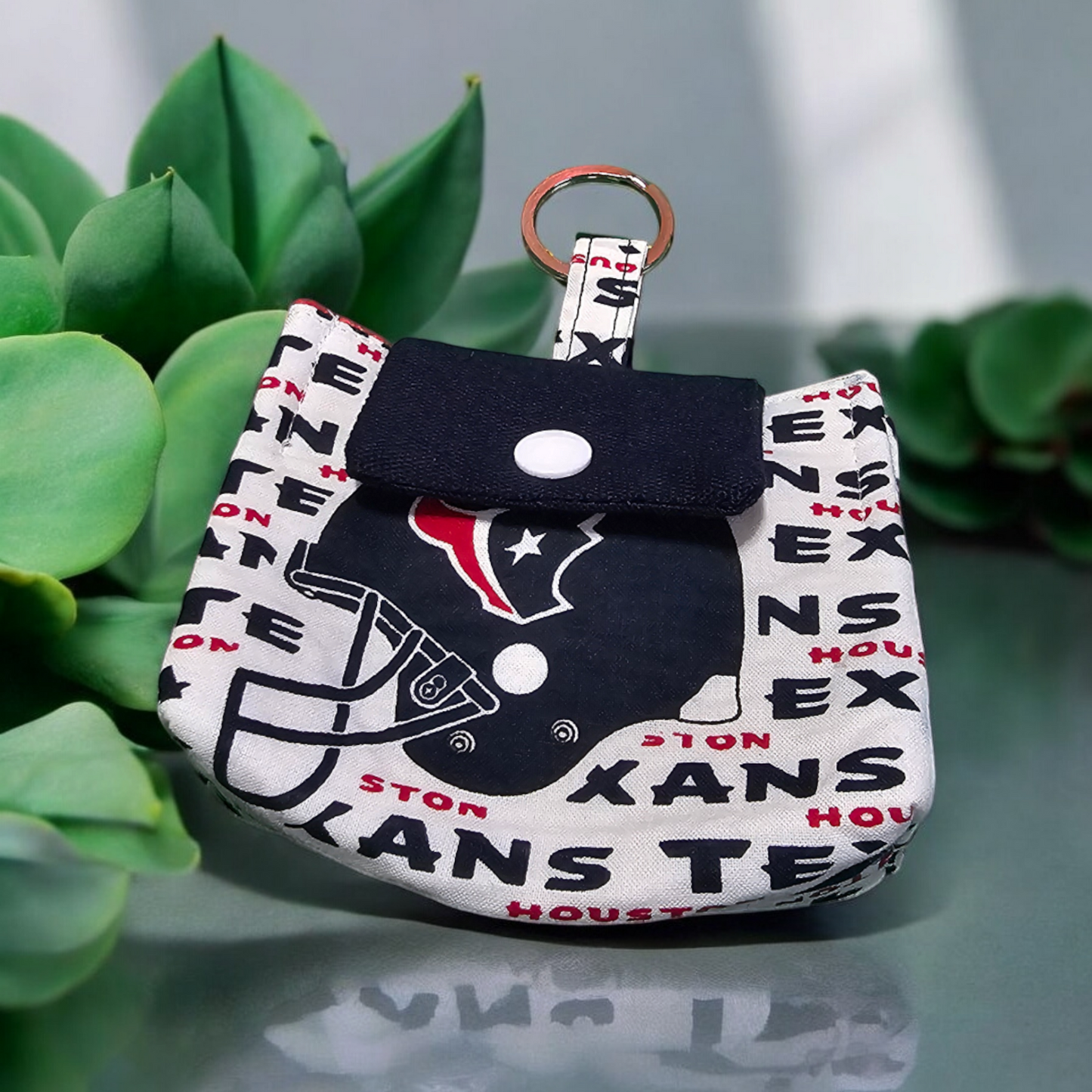 Houston Texans Coin Purse with Keychain