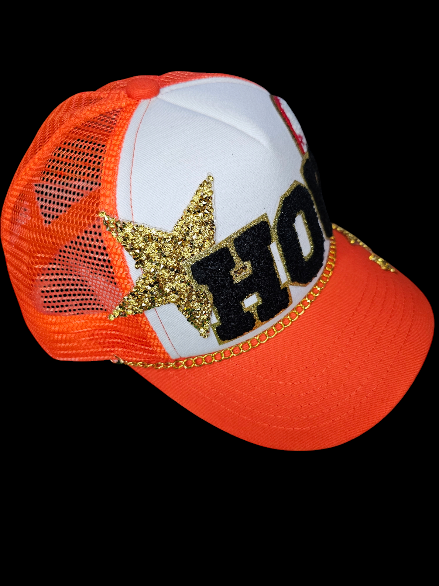 Houston Baseball Trucker Hat, Everything Baseball with Custom Chain