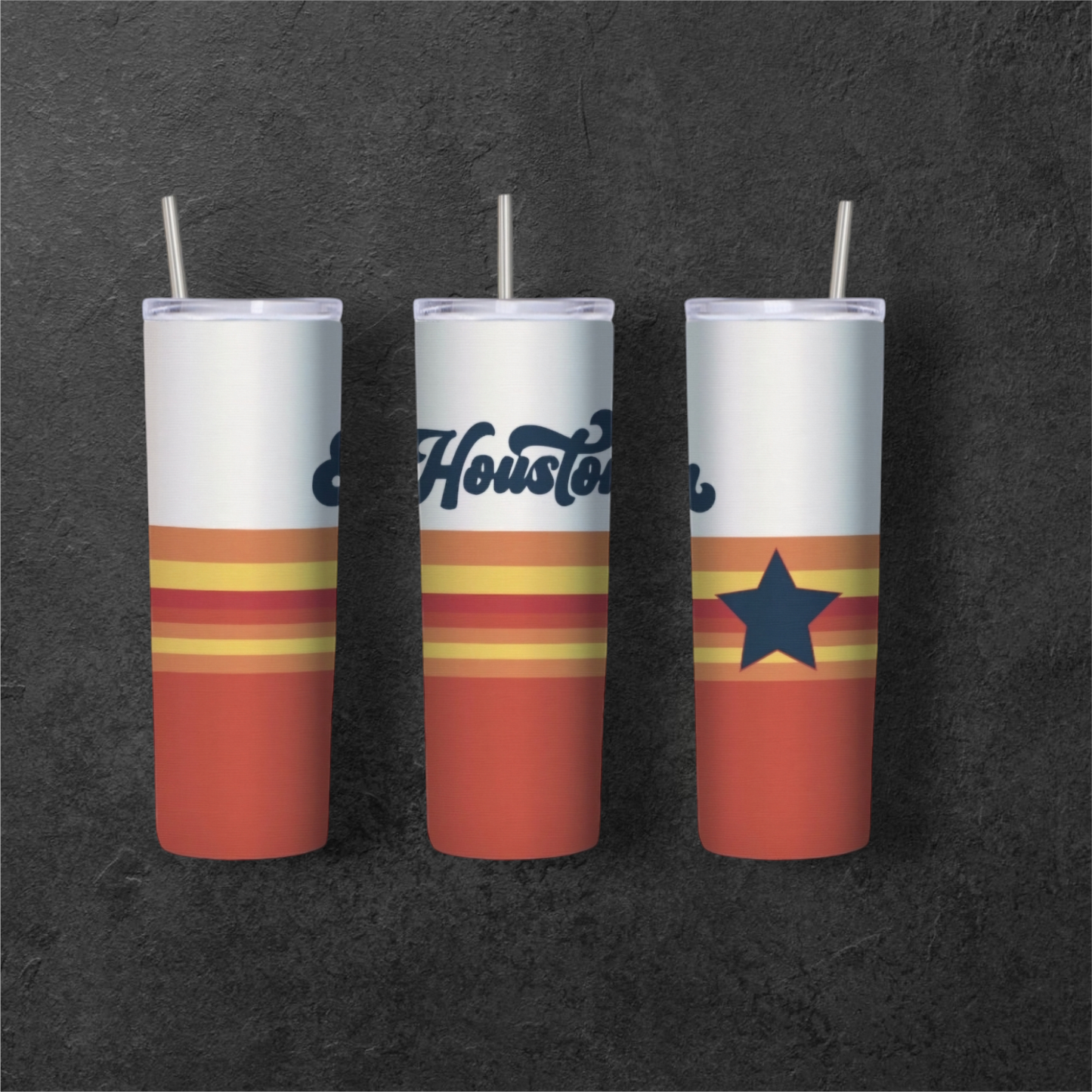 Retro Astros Tumbler