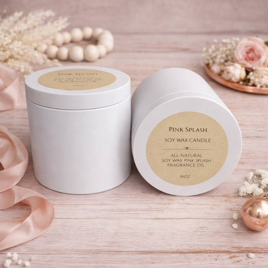 Pink Splash | Soy Wax Candle (16 oz)