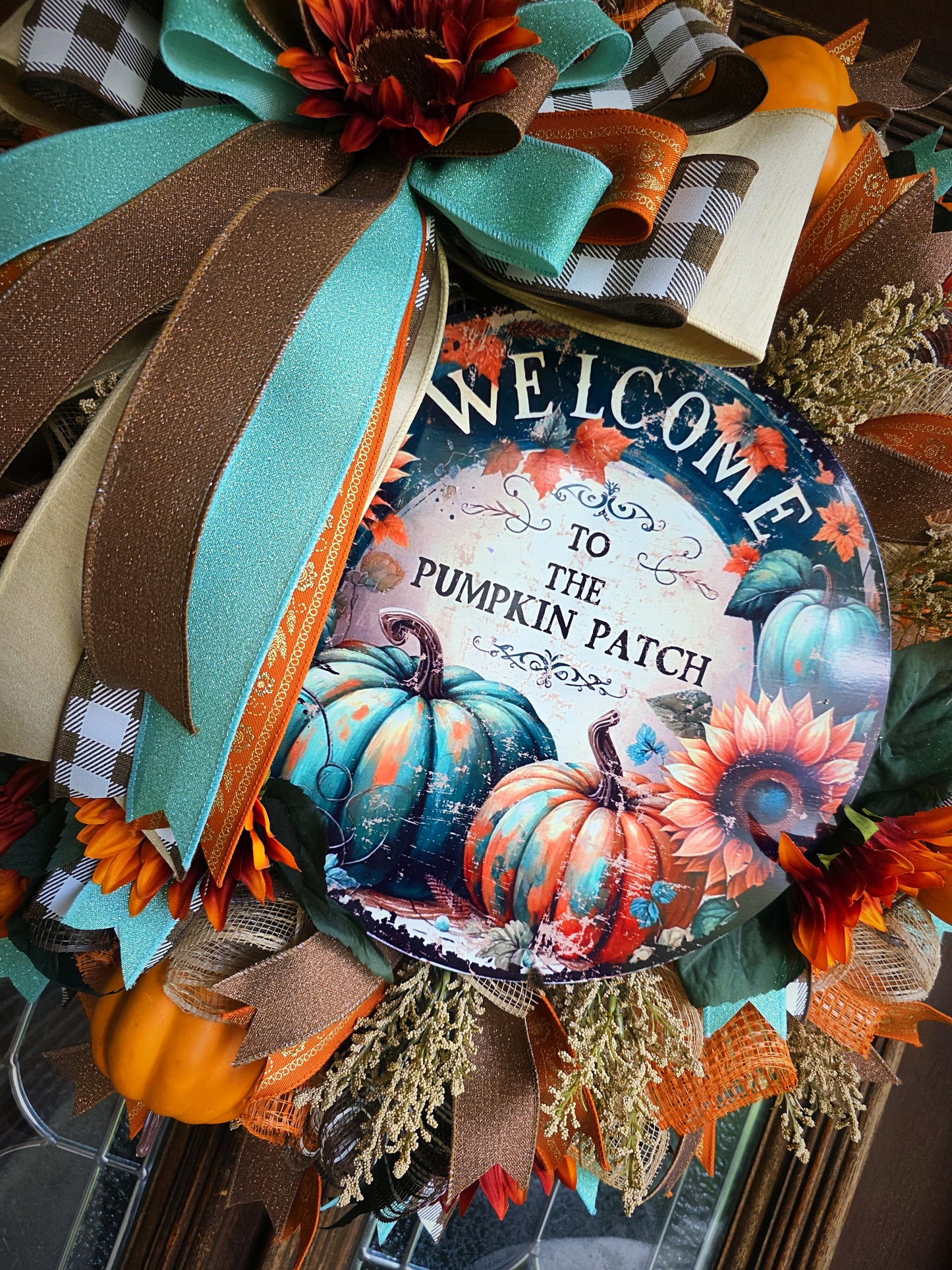 Welcome to the Pumpkin Patch Fall Wreath