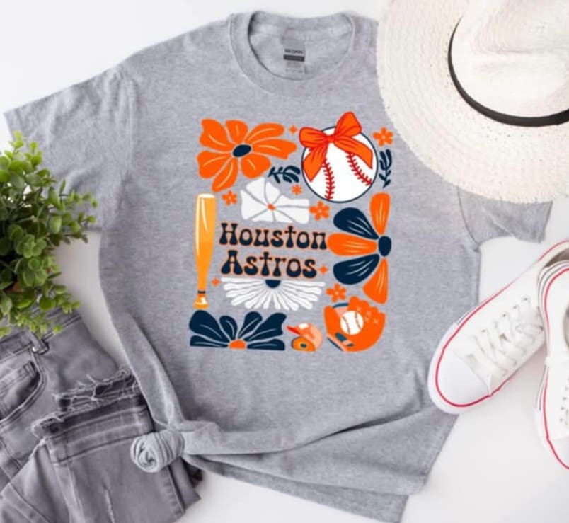 Astros Tees -HTownProud - StrosNation - HoustonStrong - Baseball Vibes - GameDayFit - AstrosFans