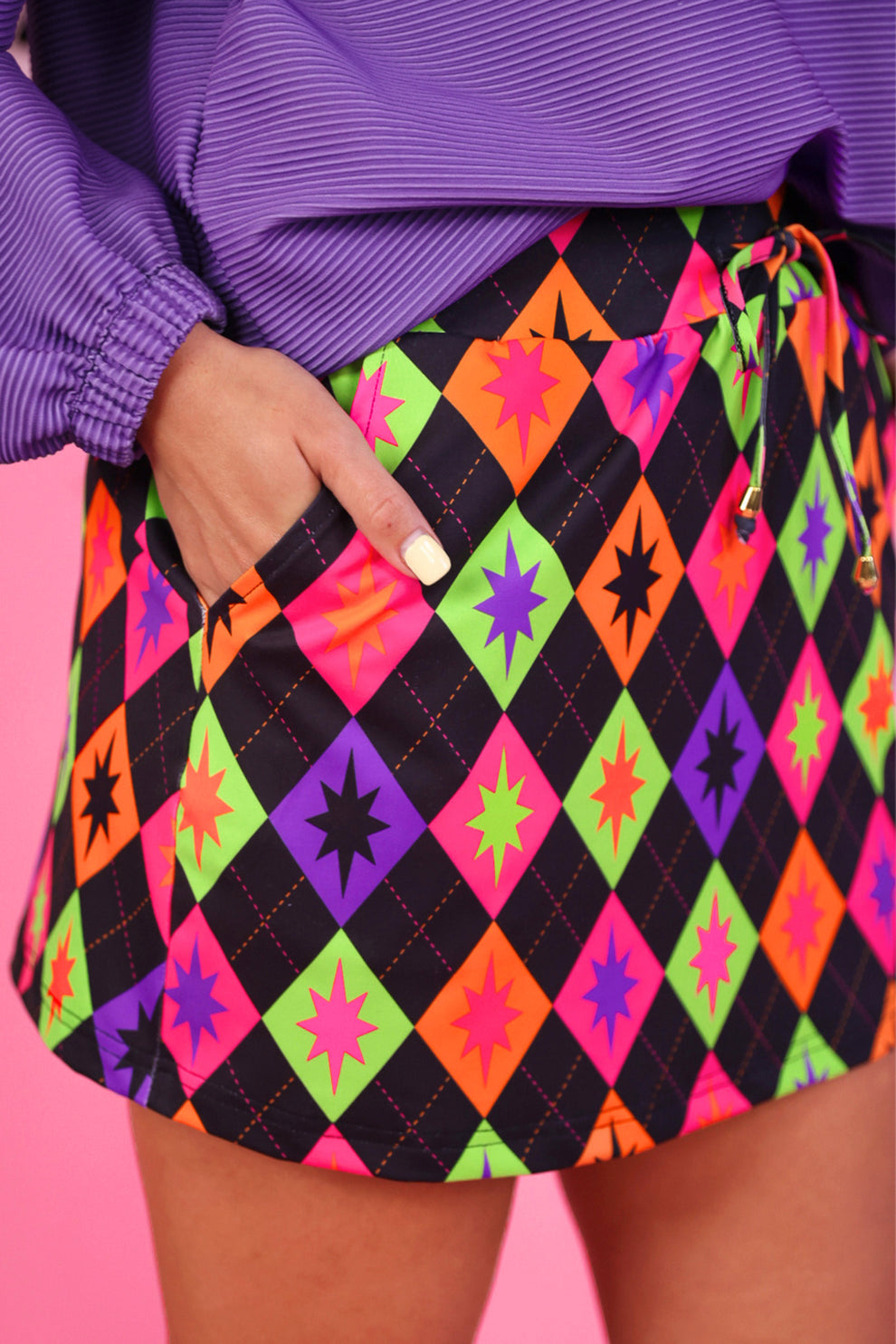 PREORDER – Witching Hour Argyle Skort