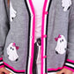 PREORDER – GiGi the Ghost Chenille Patch Cardigan
