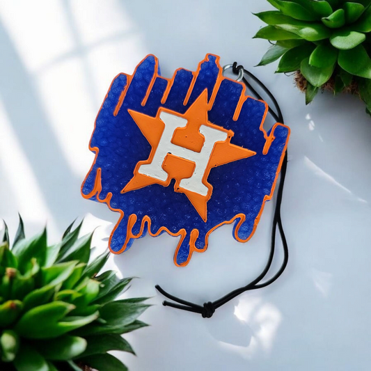 Astros Inspired Car Freshie, Sports Freshie, Baseball Car Freshie, Gift for Her, Best Friend Gift