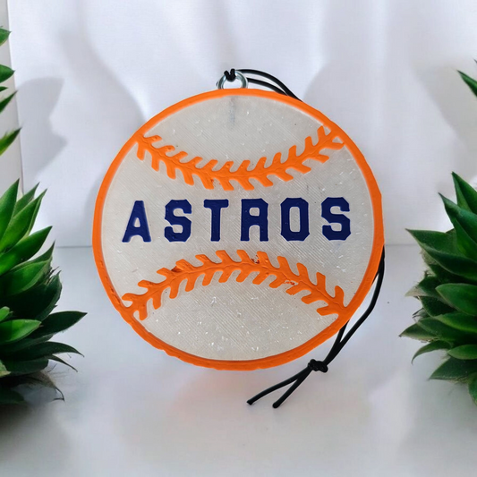 Astros Inspired Car Freshie, Sports Freshie, Baseball Car Freshie, Gift for Her, Best Friend Gift