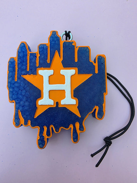 Astros Inspired Car Freshie, Sports Freshie, Baseball Car Freshie, Gift for Her, Best Friend Gift