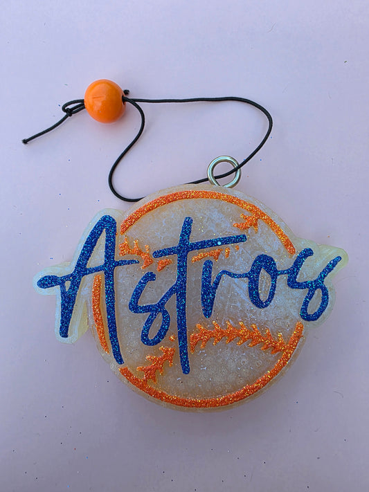 Astros Inspired Car Freshie, Sports Freshie, Baseball Car Freshie, Gift for Her, Best Friend Gift