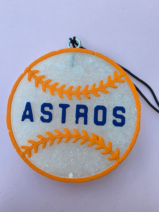 Astros Inspired Car Freshie, Sports Freshie, Baseball Car Freshie, Gift for Her, Best Friend Gift