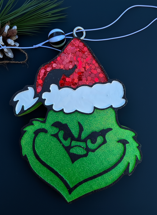 Holiday Grinch Car Freshie – Birds of Paradise Scent