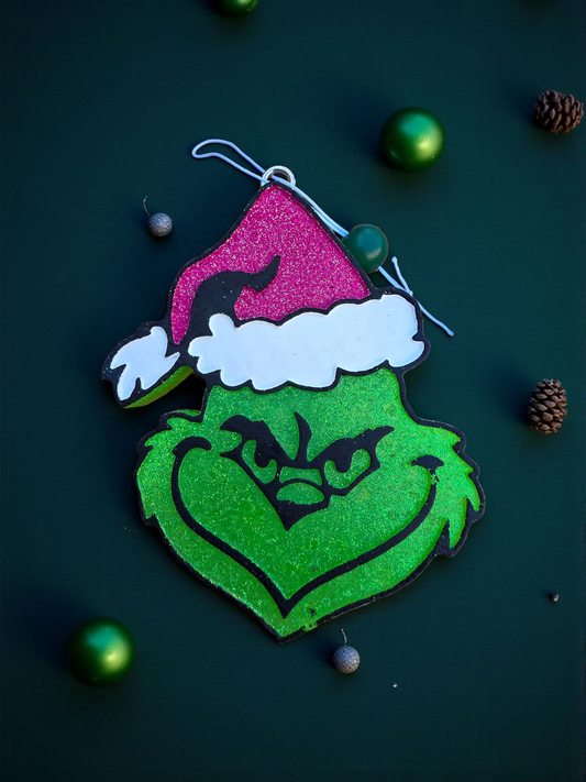 Holiday Grinch Car Freshie – Volcano Scent