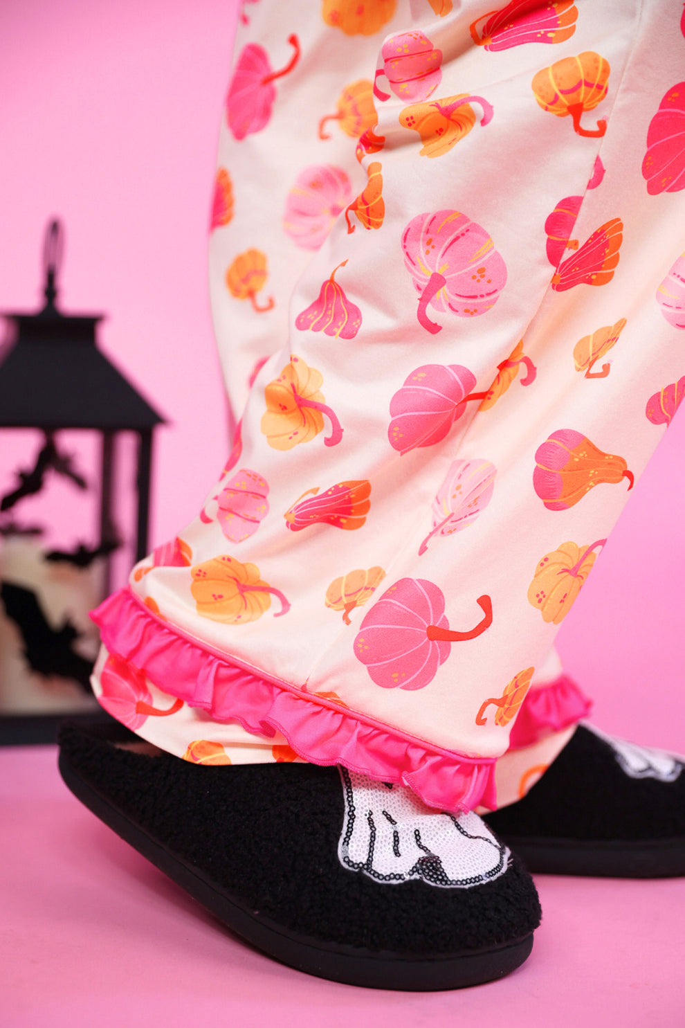 PREORDER – Blushing Pumpkins Ruffle Pajama Set