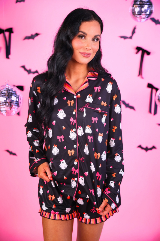 PREORDER – Boo-tiful GiGi Ruffle Pajama Set
