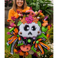 Skully Cupcake Halloween Wreath 💀🧁