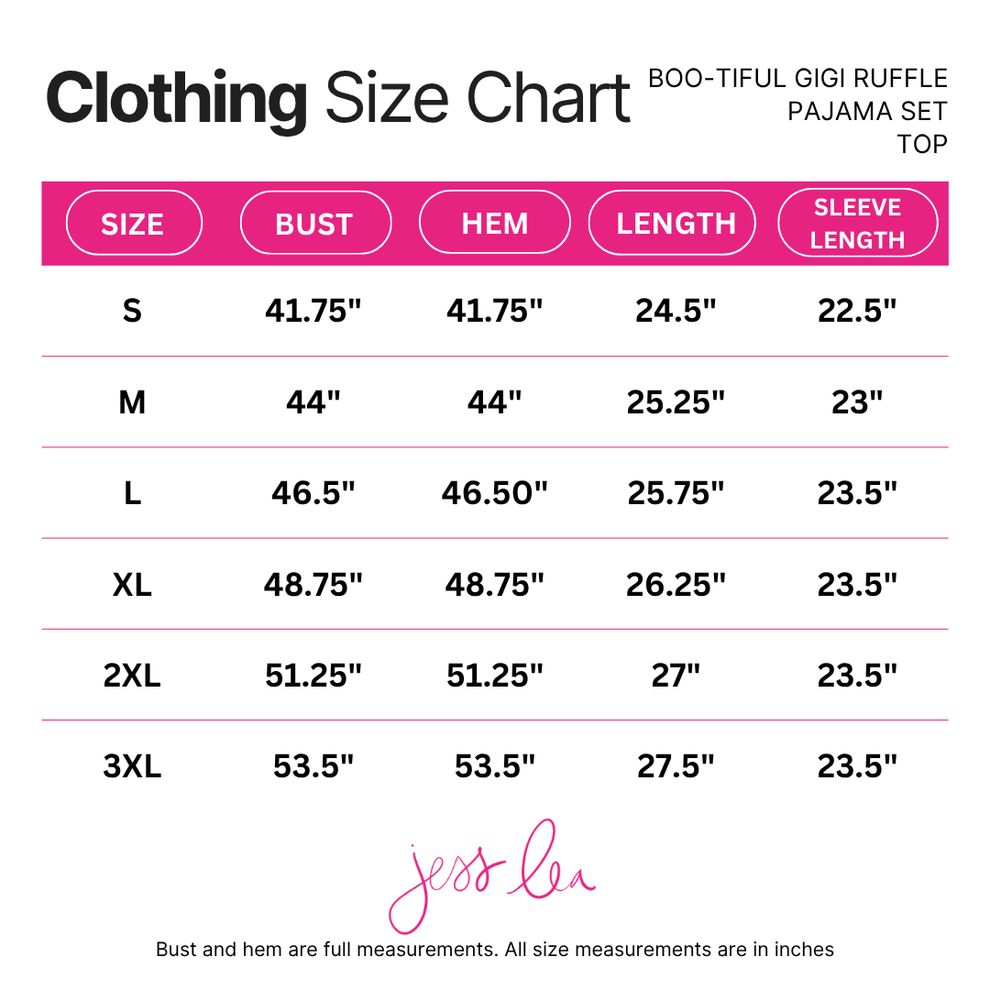 PREORDER – Boo-tiful GiGi Ruffle Pajama Set