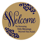 Welcome “No Stressing, Only Blessings” Wreath - Shalonda