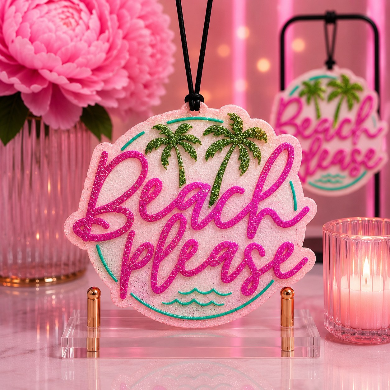 Beach Please Car Freshie – Rio Rumberry Scent