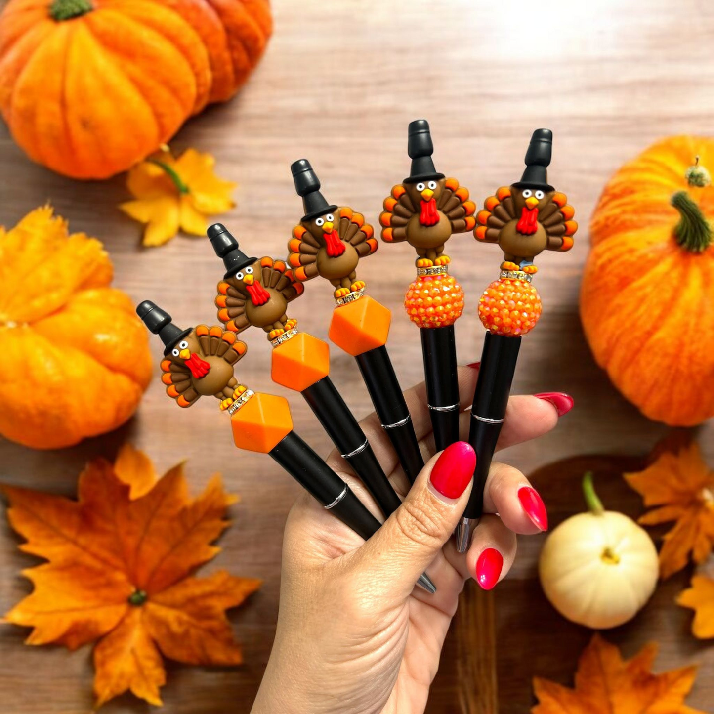 Turkey Pen. Fall Stationery Cute Desk Accessories, Turkey Vibes