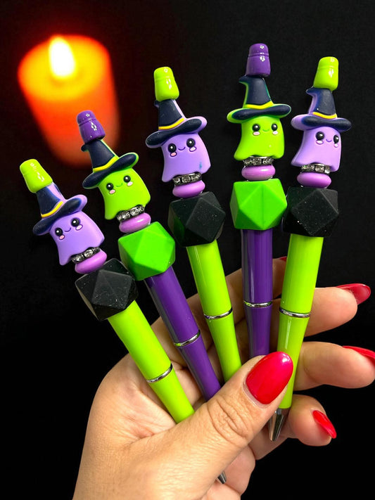 Halloween Pens, Witchy Vibes Spooky Season , Stationery Addict, Shop Small, Cute Office Supplies, Fall Favorites
