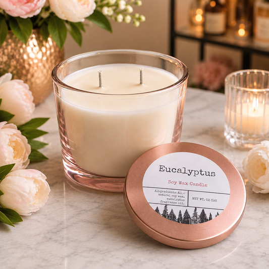 Eucalyptus Soy Wax Candle – 16 oz