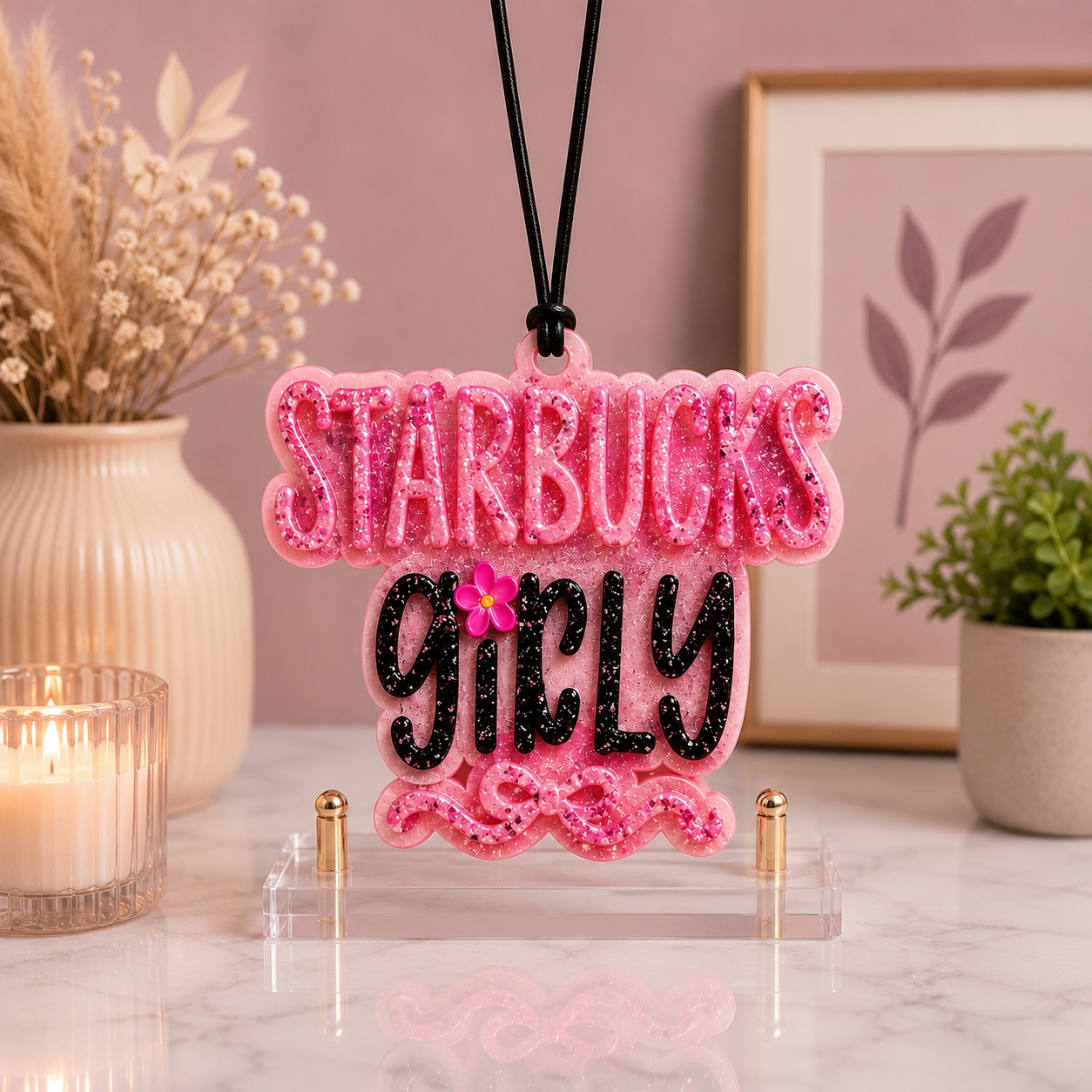 Starbucks Girly Car Freshie – Baja Blast Scent