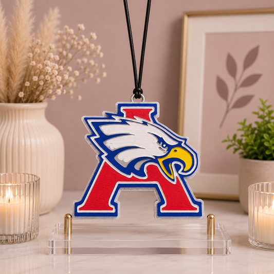 Atascocita Eagles Car Freshie | Handmade School Spirit Air Freshener | Eagle Mascot Car Accessory