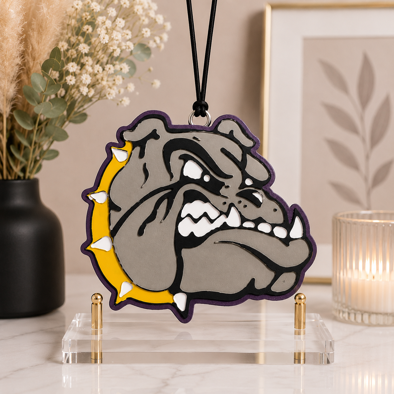 Summer Creek Bulldogs Car Freshie | Handmade School Spirit Air Freshener | Bulldog Car Accessory | Snuggle