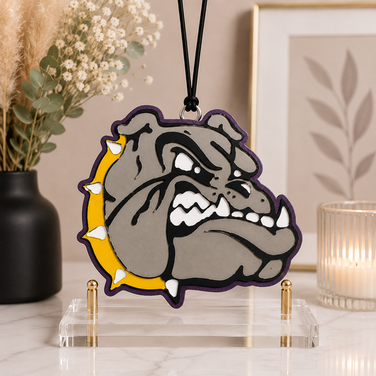 Summer Creek Bulldogs Car Freshie | Handmade School Spirit Air Freshener | Bulldog Car Accessory | Snuggle