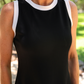 Lucy Tank Dress – Black & White