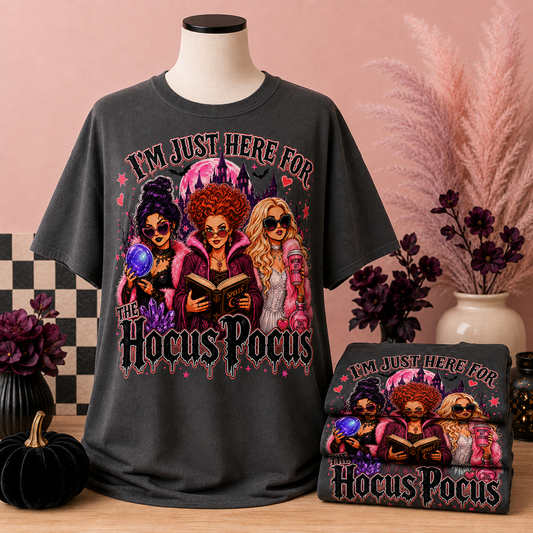 I’m Just Here for the Hocus Pocus Graphic Tee