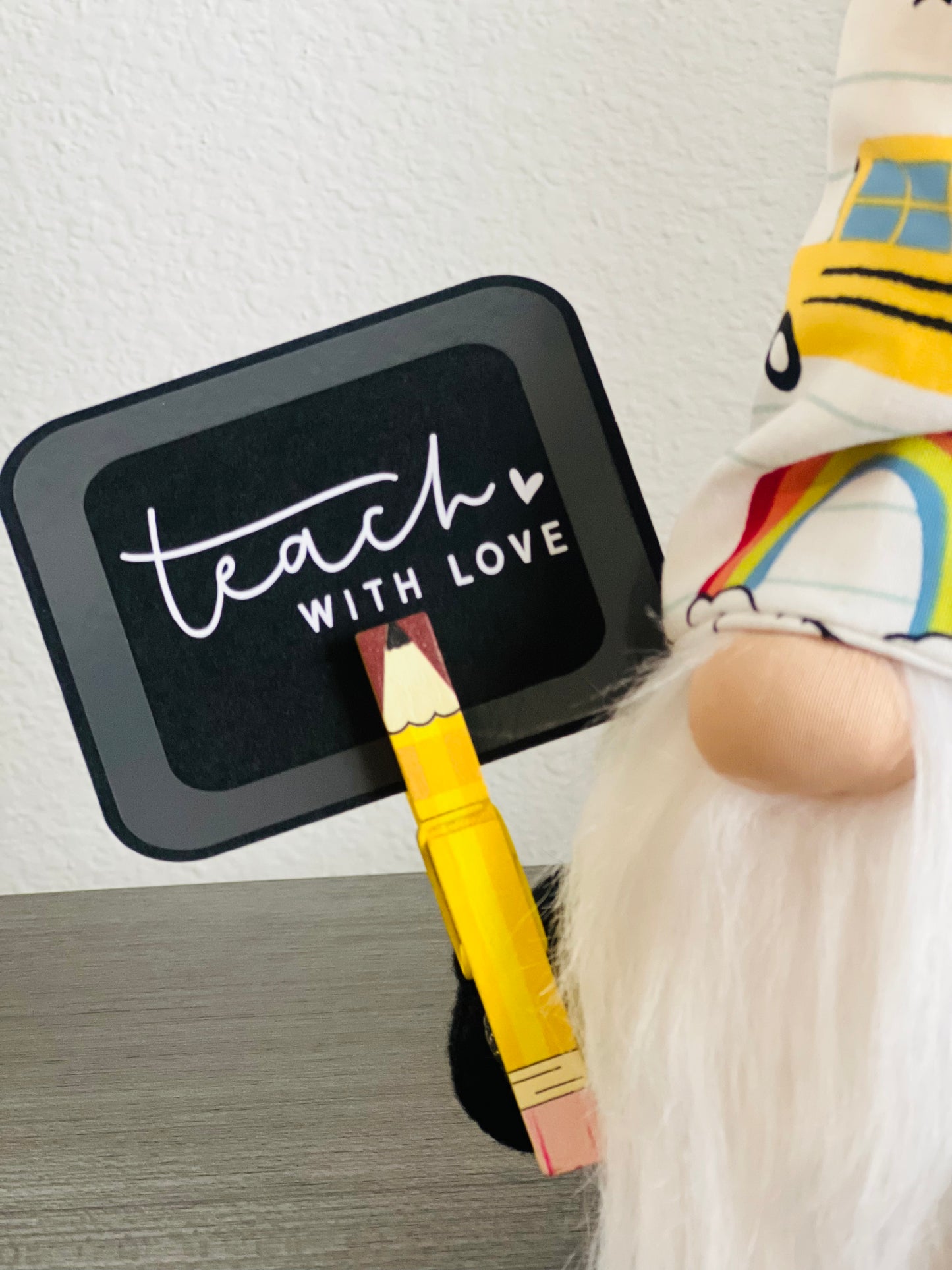 Back To School Vibes, Gnome Goals, Teacher Desk Decor, Classroom Cuteness