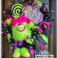 Candy Monster Wreath, Halloween Decor, Whimsical Wreath, Sweet And Spooky, Front Door Goals
