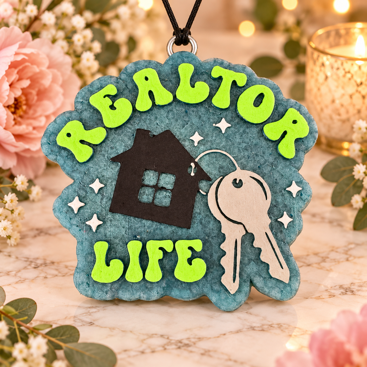 Realtor Life Car Freshie – House & Keys
