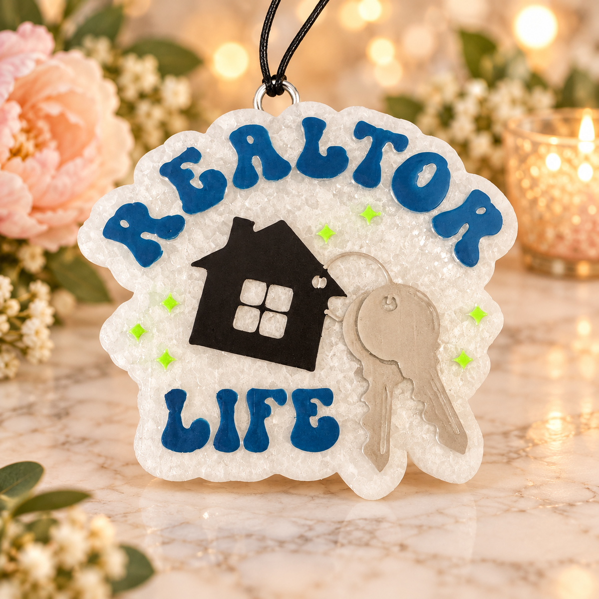 Realtor Life Car Freshie – House & Keys