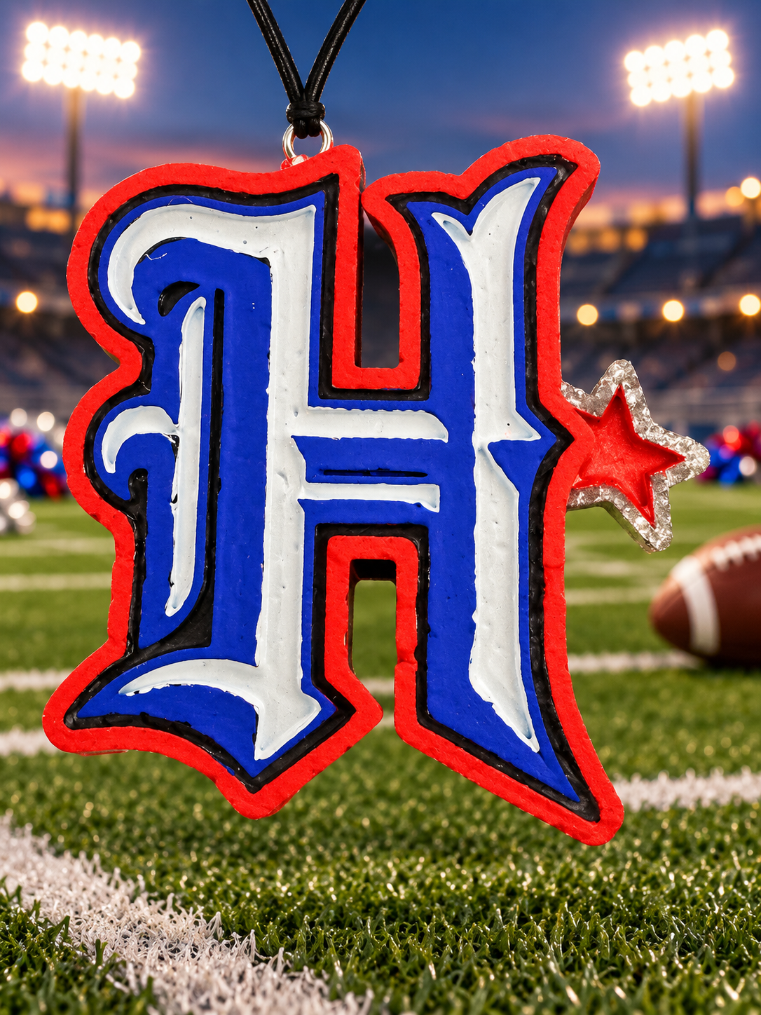H-Town Football-Inspired Car Freshie - Sandalwood