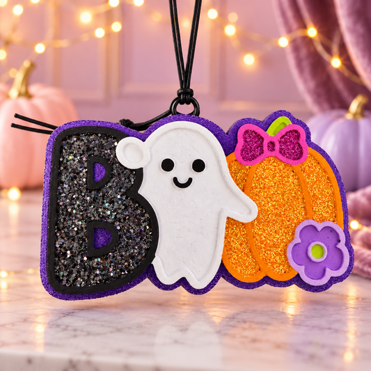 BOO Ghost & Pumpkin Car Freshie – Wicked Vanilla Woods Scent