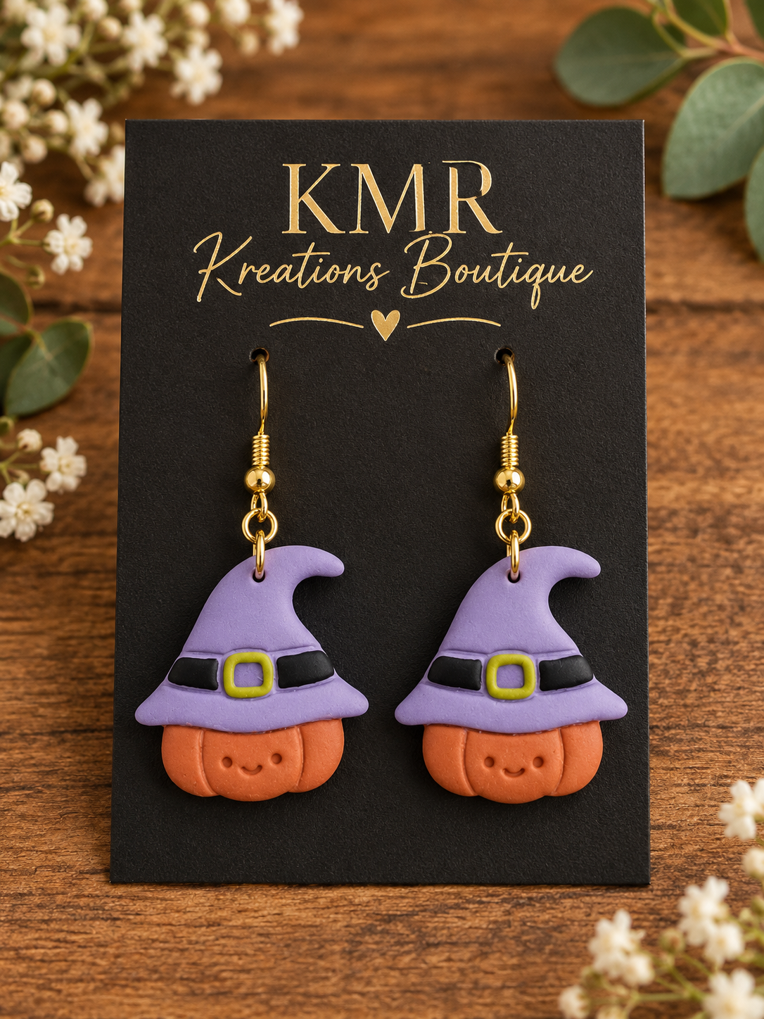 Witchy Pumpkin Earrings