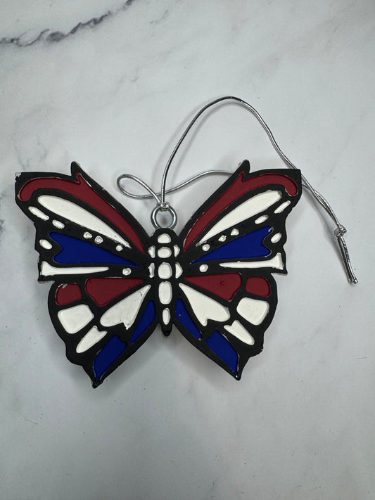 Patriotic Butterfly Car Freshie, Butterfly Freshie, Patriotic Car Freshie, Gift for Her, Best Friend Gift