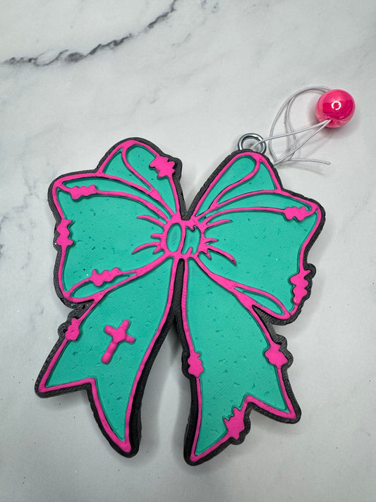 Coquette Bow Car Freshie, Car Accessory, Bow Freshies, Coquette Bow Freshie