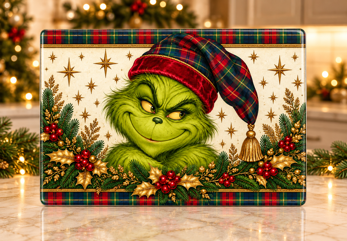Christmas Sublimated Glass Cutting Board