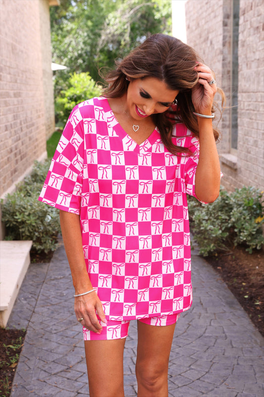 All Day Loungewear Set – Twirls & Bows